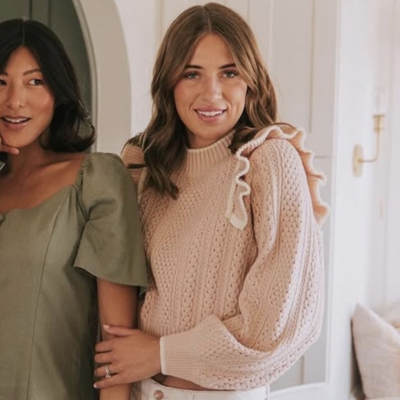 ❌SOLD❌ Boutique Ruffle Sweater - Picture 6 of 10